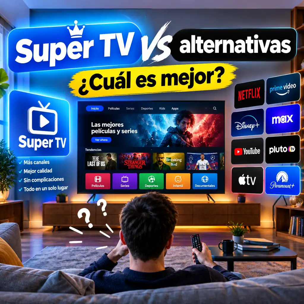 Super TV frente a sus alternativas: ¿cuál es mejor?